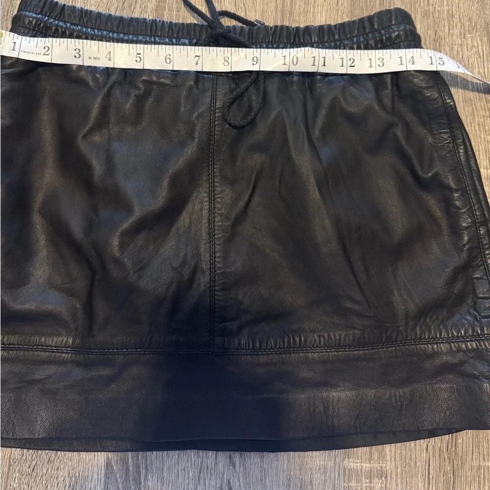 MNG Black Leather Skirt - Picture 8 of 8